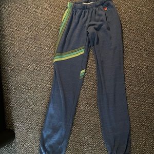 Navy small womens aviator nation sweatpants